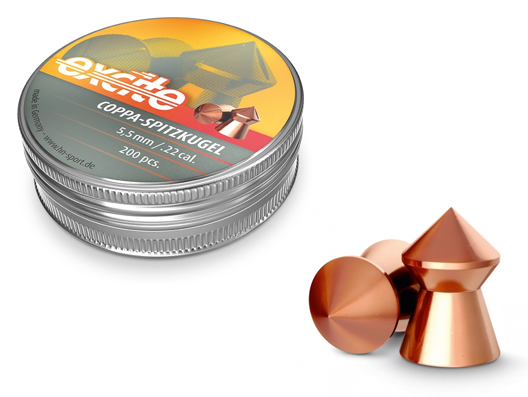 Excite Coppa Spitzkugel 5.50mm Airgun Pellets tin of 200